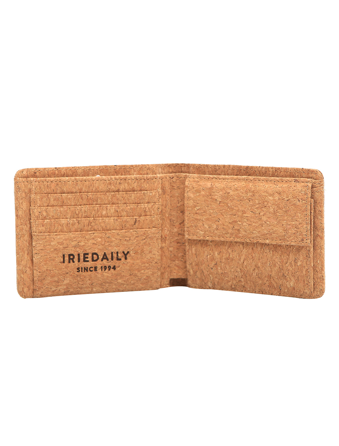 Iriedaily Cork Flag Wallet in Light Brown