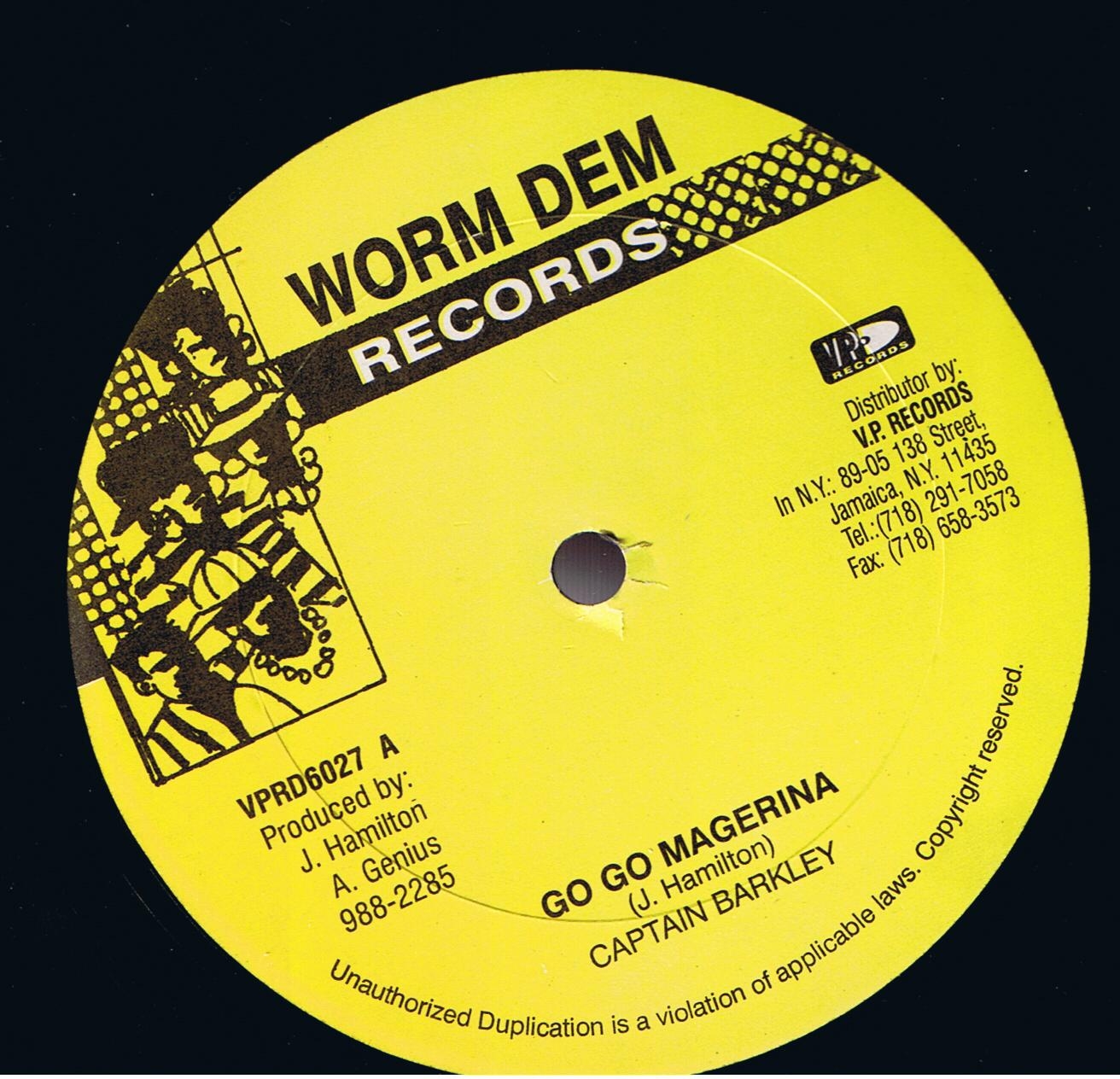 Captain Barkley - Go Go Magerina / Queen Paula & Lady Mackeral - Request (12")