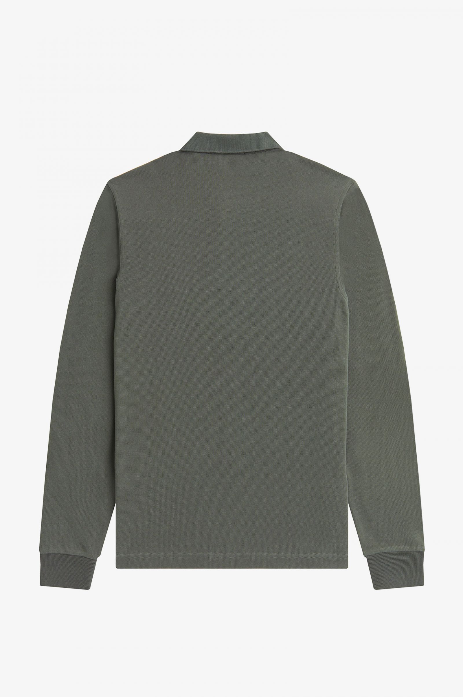 Fred Perry M6006 long sleeve plain shirt - Feldgrün