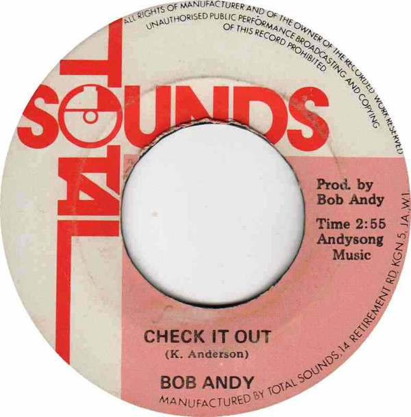 Bob Andy - Check It Out / Underground Rhythm Section - Check It (7")