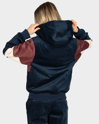 Iriedaily Blotchy Cord Jacket (Deep Sea)