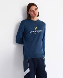 Lyle and Scott Club Knitted Jumper Dark Navy