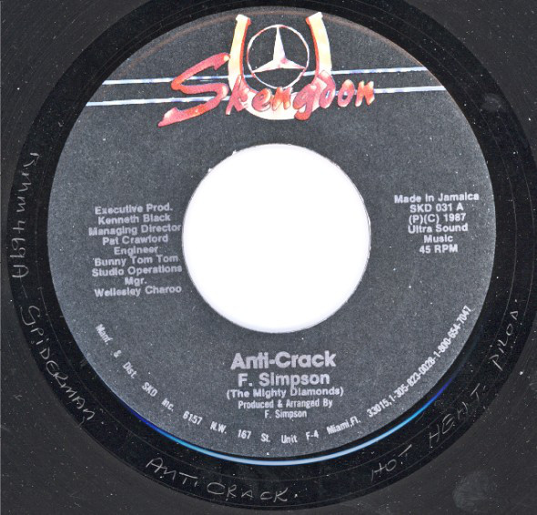 Fitzroy Simpson - Anti Crack (7")