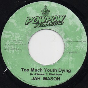 Jah Mason - Too Much Youth Dying / Version (7")