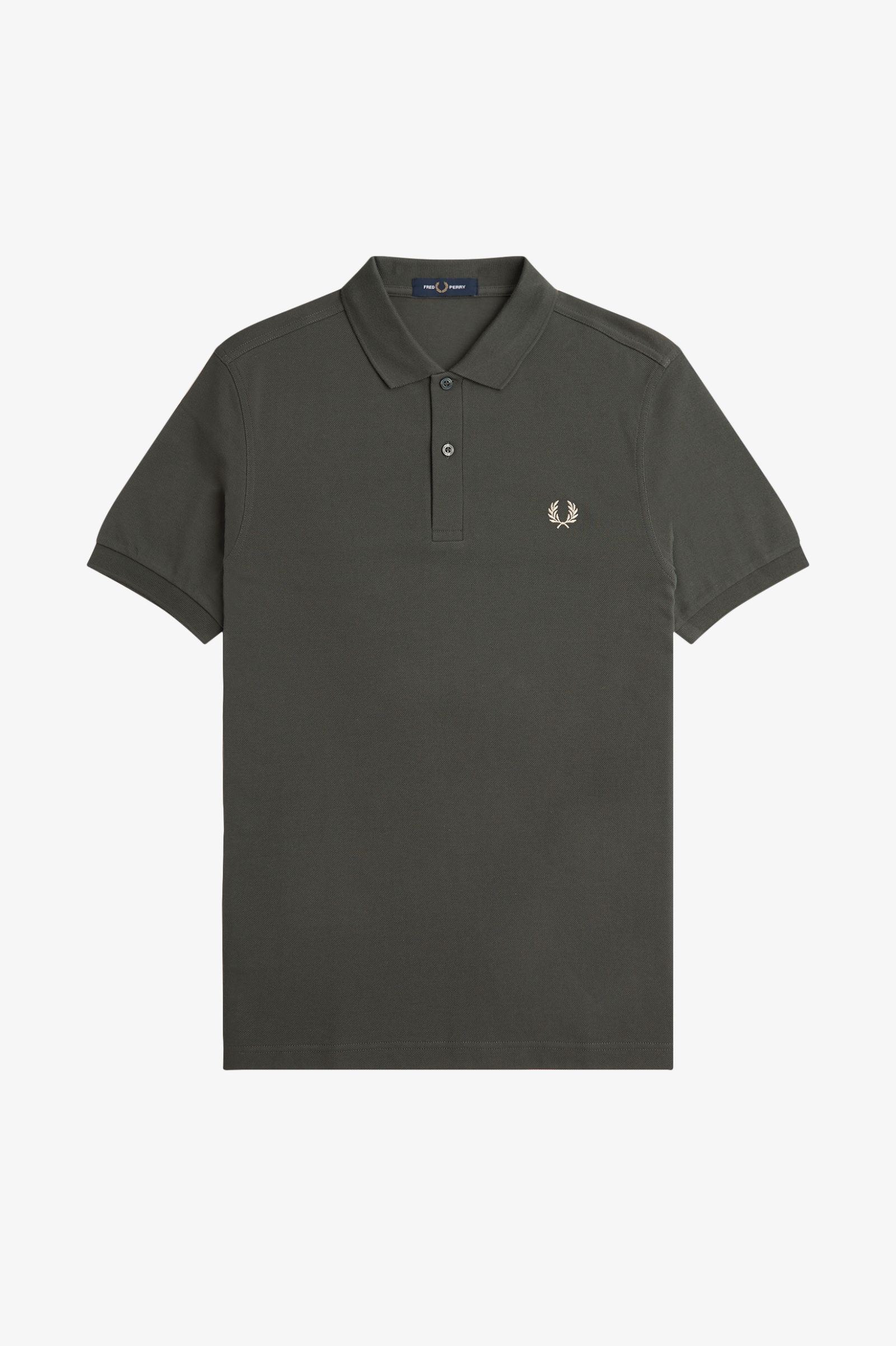 Fred Perry Plain Polo Shirt (Field Green)
