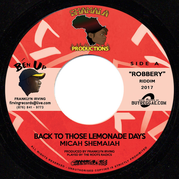 Micah Shemiah - Back To Those Lemonade Days / Waste No Time (7")