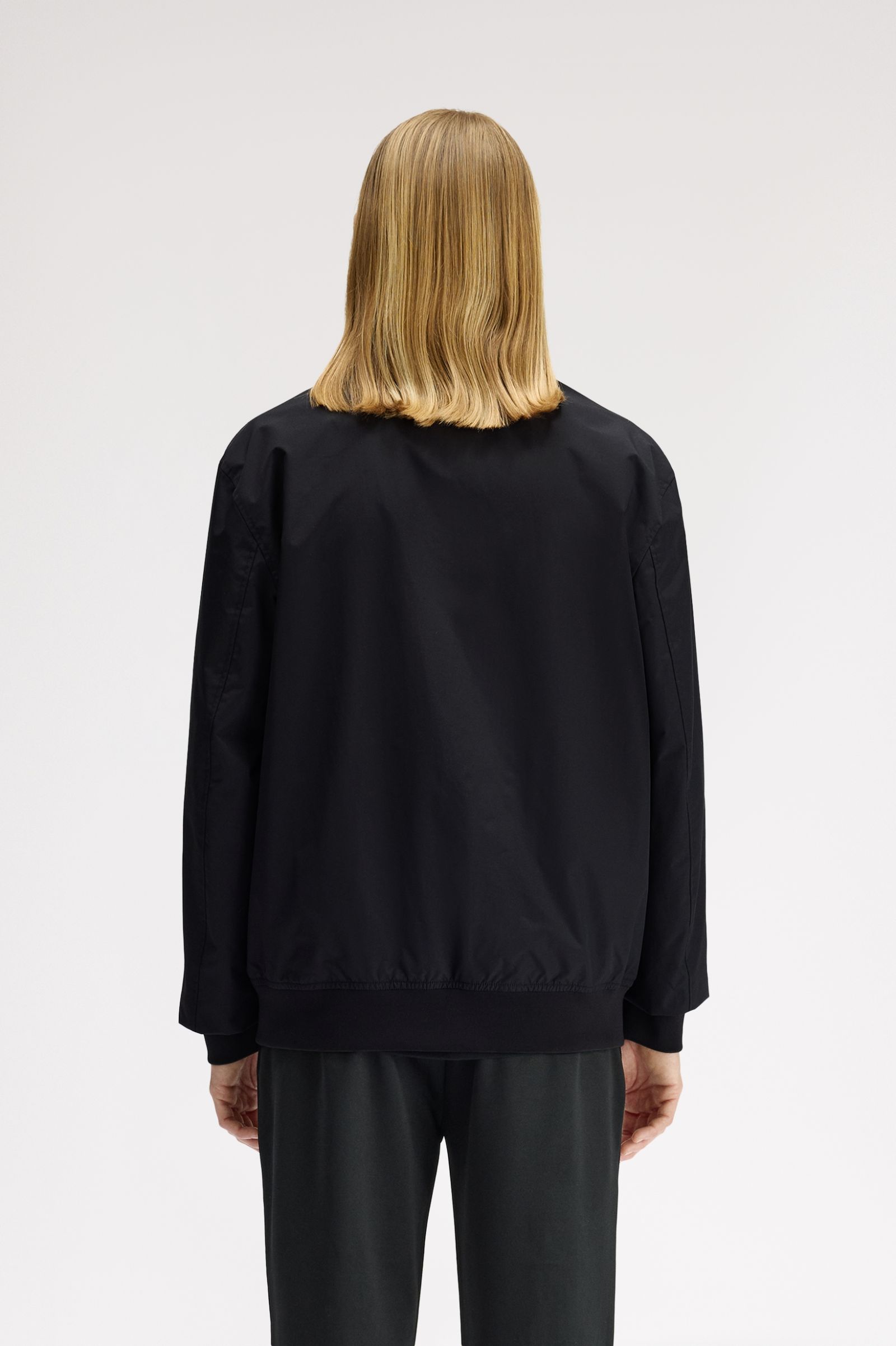 Fred Perry Brentham Bomber Jacket (Black)