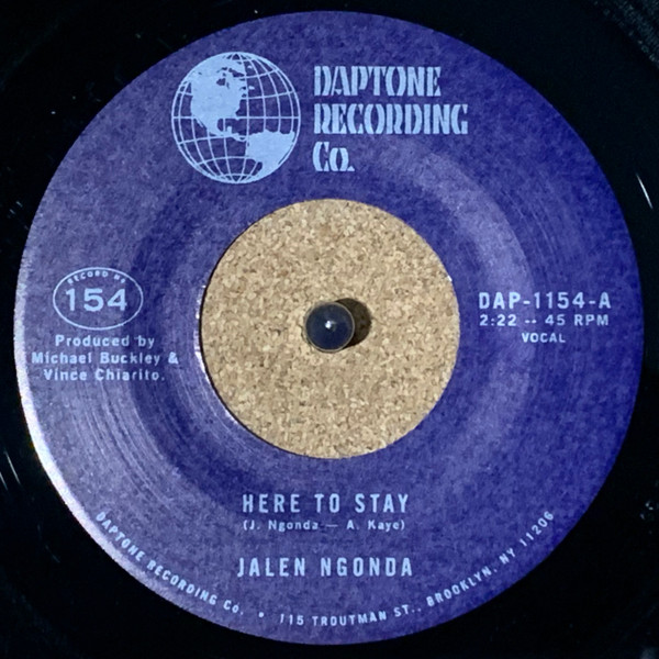 Jalen Ngonda – Here To Stay / If You Don't Want My Love (7")   