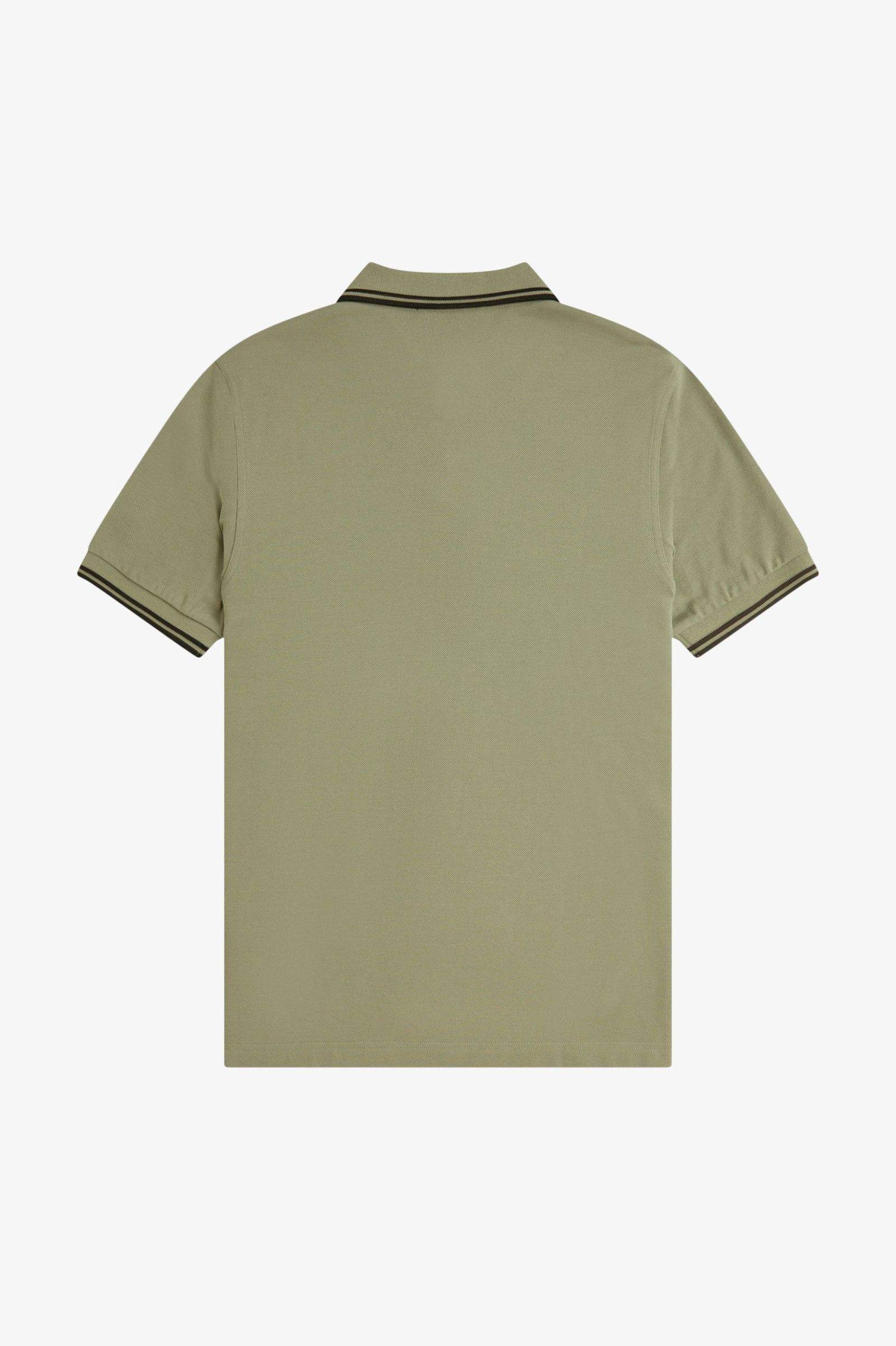 Fred Perry Shirt M3600 in Olive Mint/Night Green 