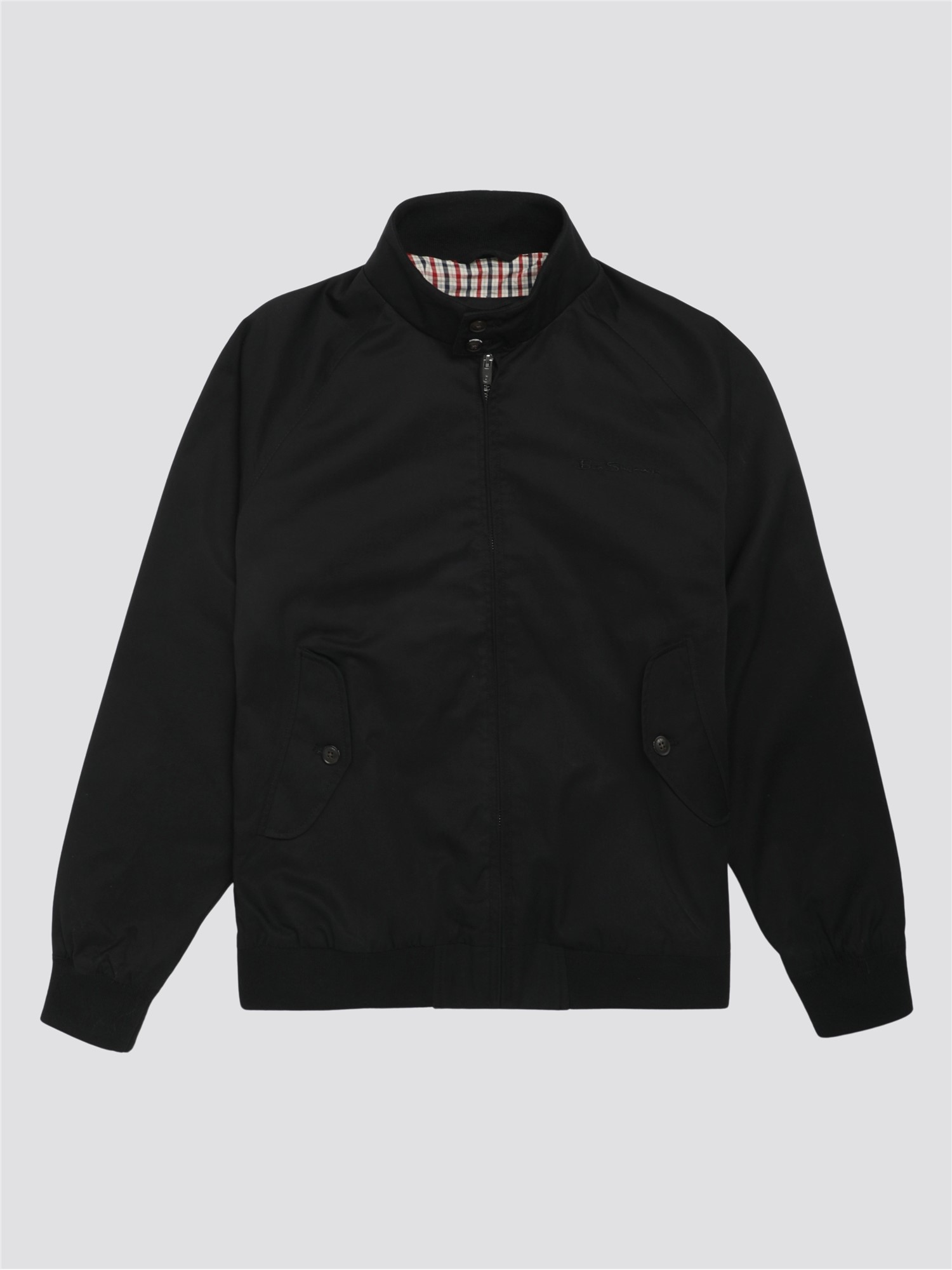 Ben Sherman  Classic Harrington Jacke in Black 