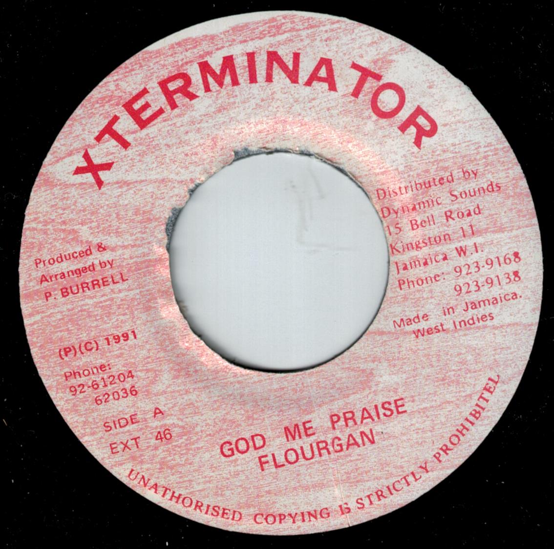 Flourgan - God Me Praise / Version (7")