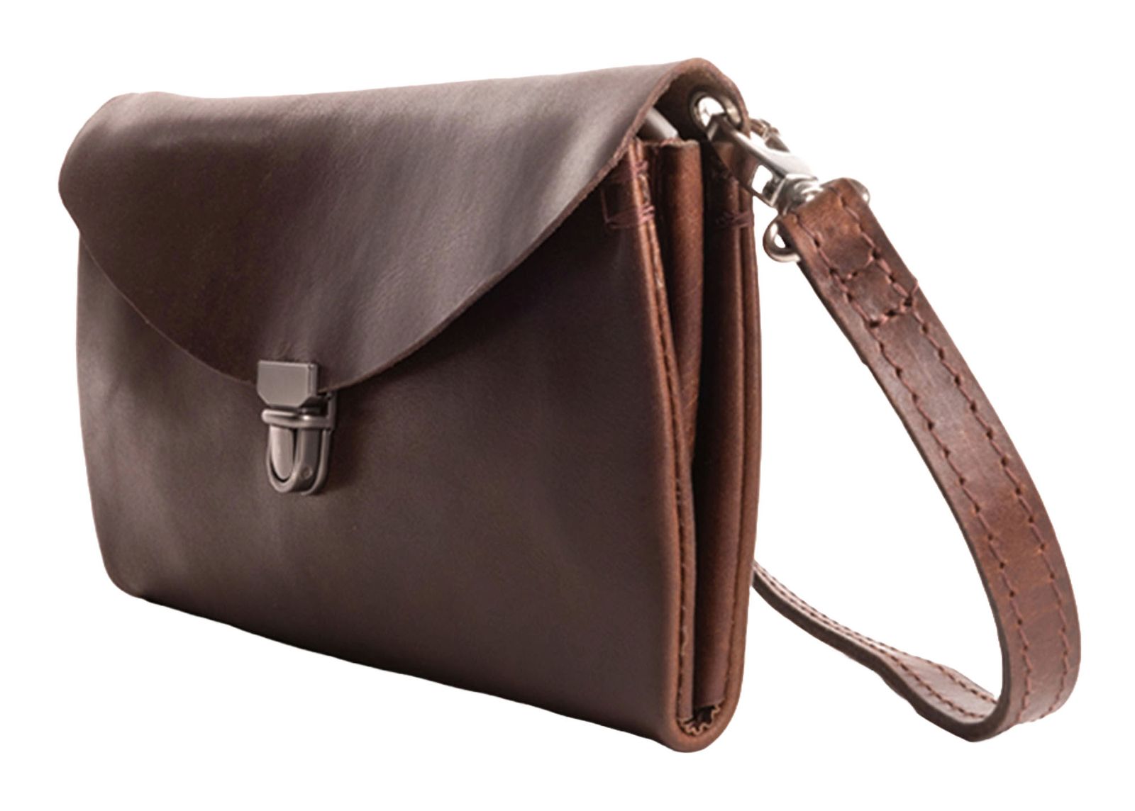 Harolds Fold1 Handbag clutch in Brown 