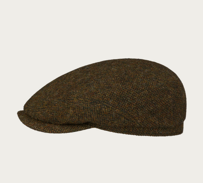 Stetson Devona Wool Flatcap (Olive)