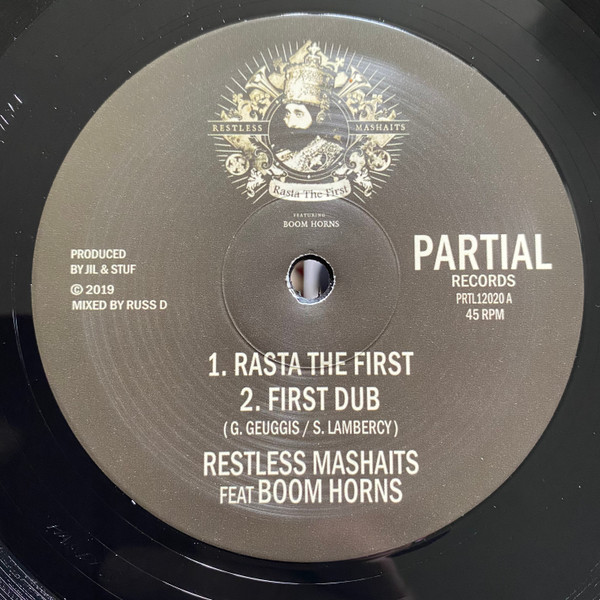 Restless Mashaits Feat. Boom Horns – Rasta the First / Restless Mashaits (12'')  