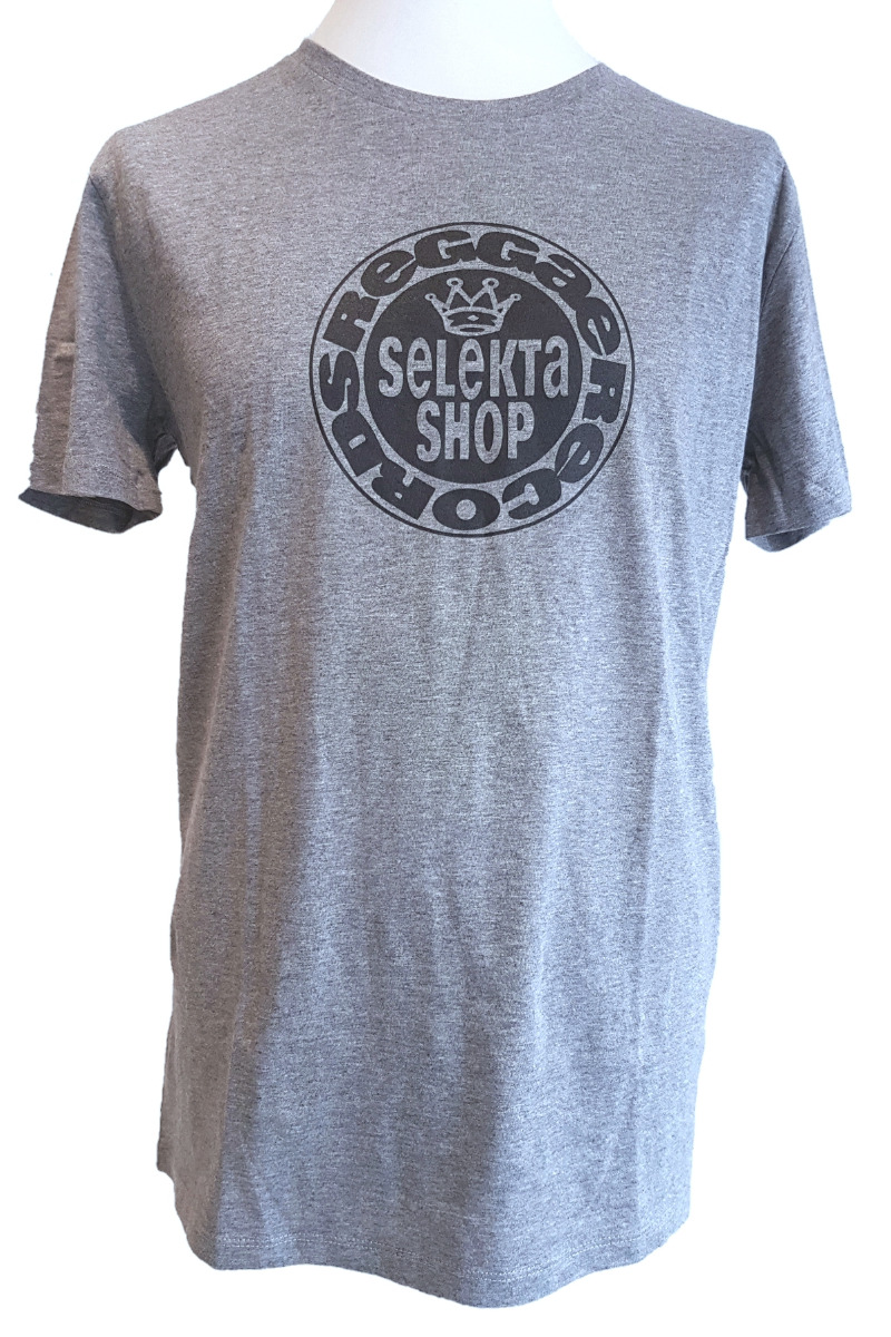 Selekta Black Logo T-Shirt Heather Grey-L
