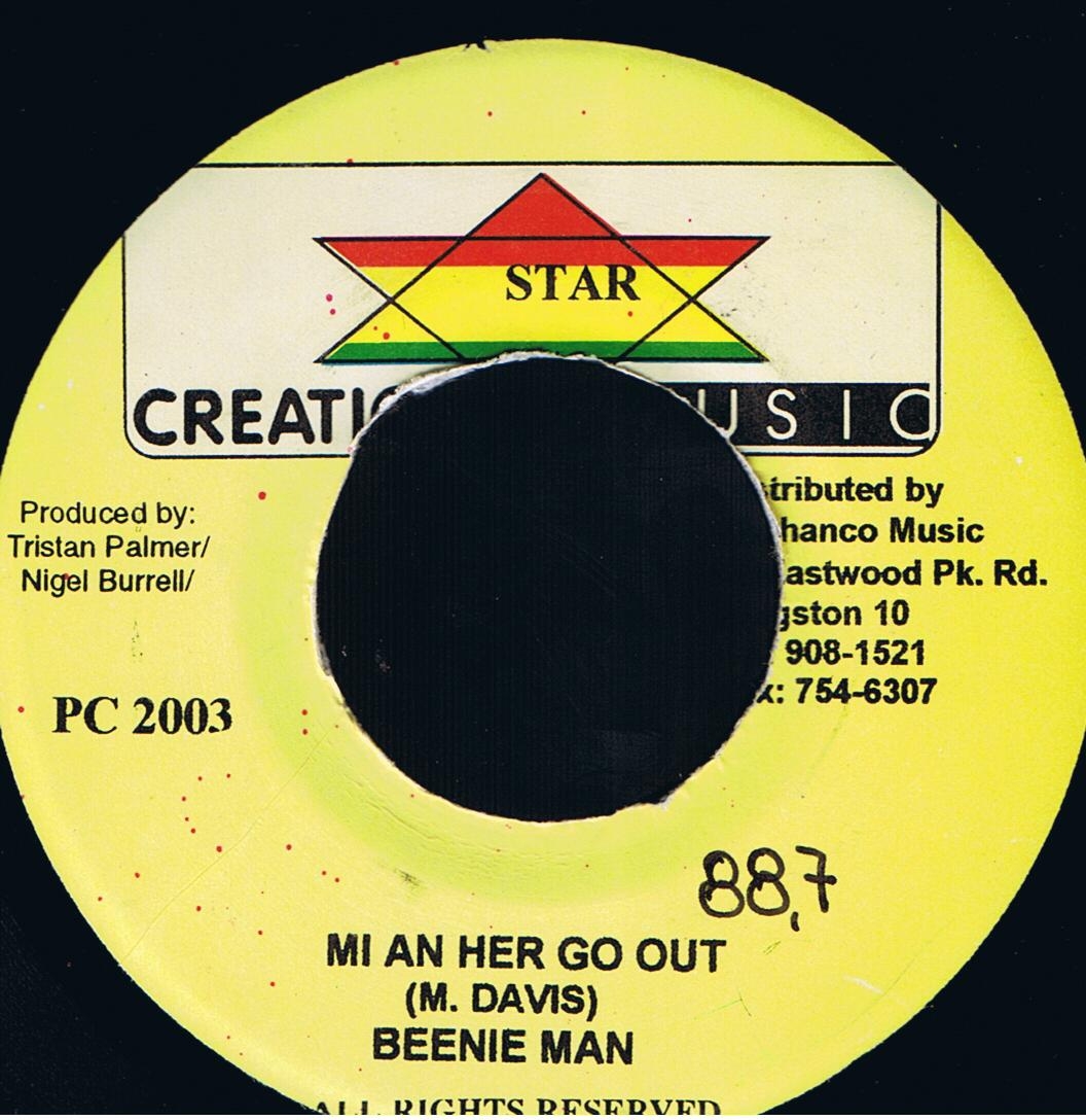 Beenie Man - Mi An Her Go Out / Real Rock Riddim (7")