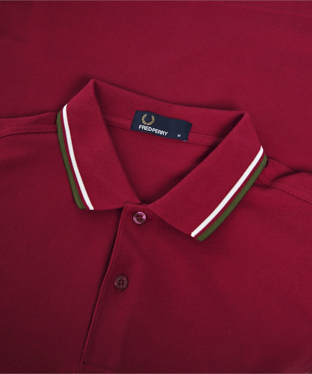 Fred Perry Poloshirt Maroon 106-XXL