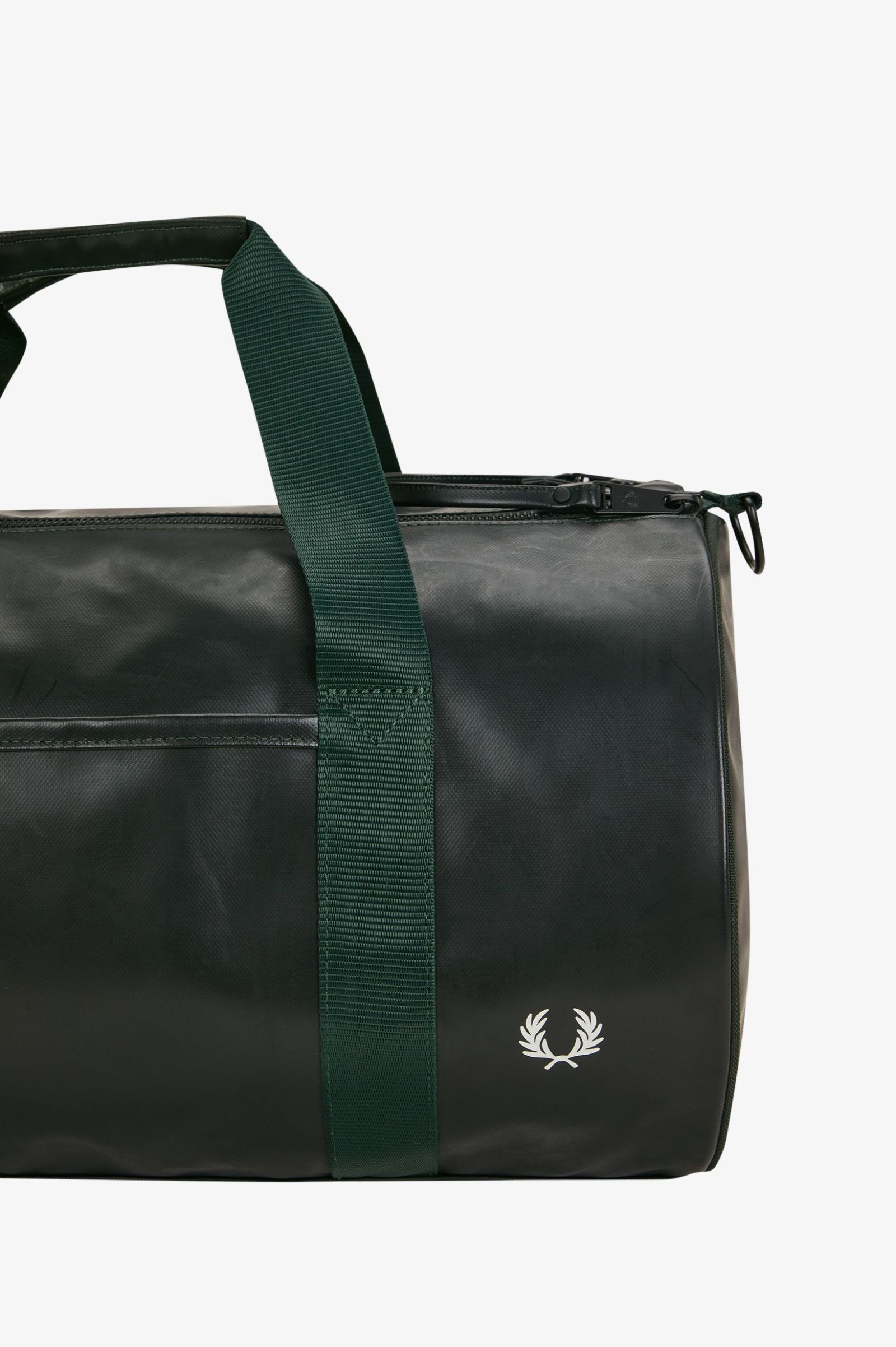 Fred Perry Tonal Barrel Bag (Night Green)