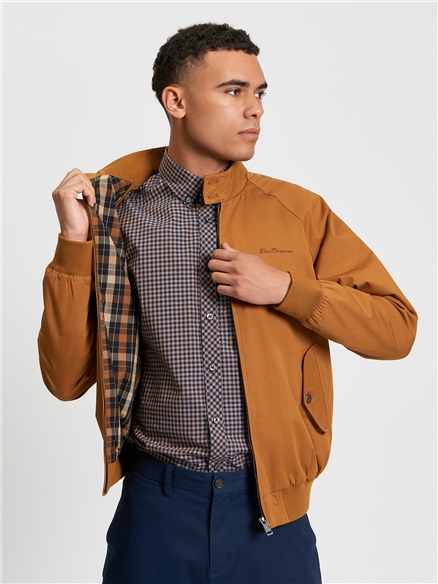 Ben Sherman Signature Harrington Jacket (Bronze)