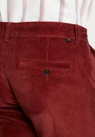 Farah Hose Stretch Cord Burnt Red-W32 L34