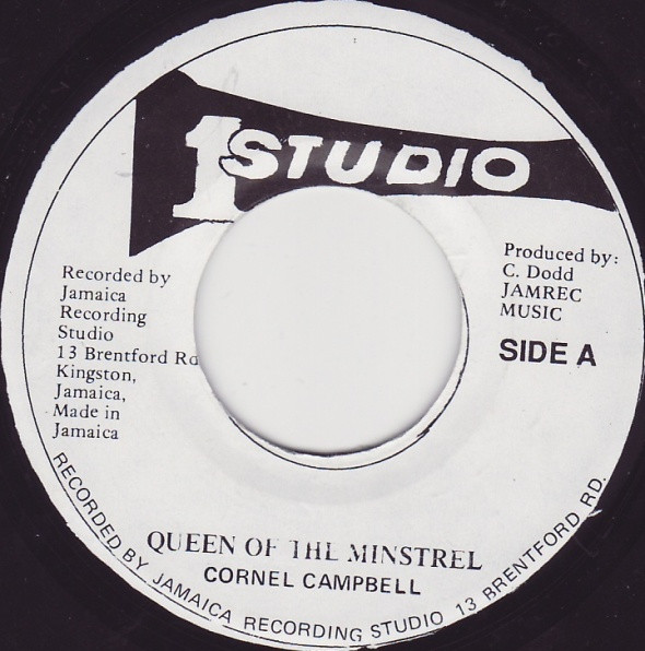 Cornell Campbell – Queen Of The Minstrel / Queen Of The Version (7")   