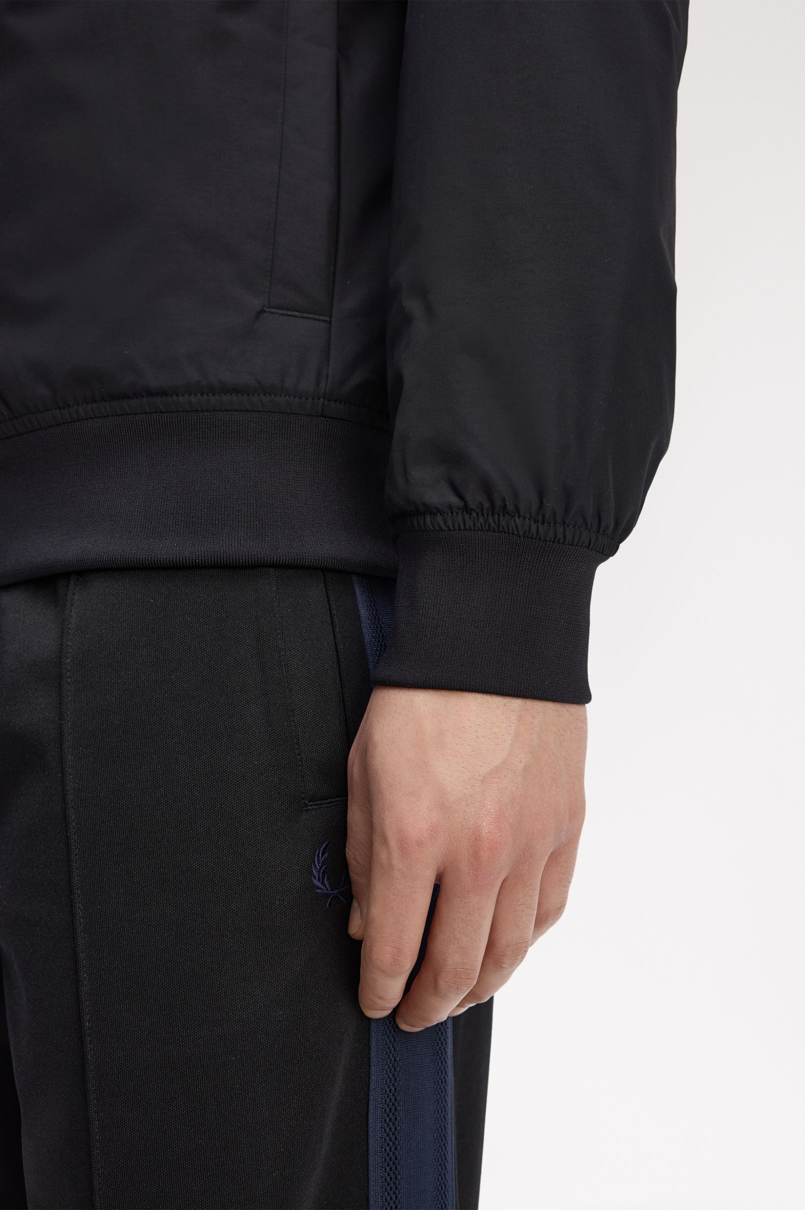 Fred Perry Hooded Brentham Jacket (Black)