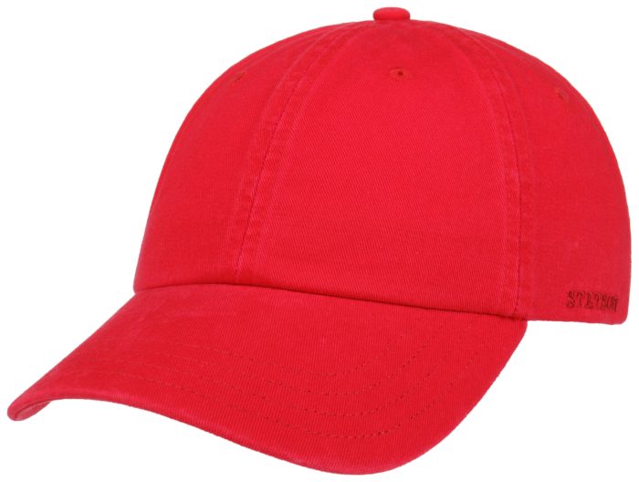 Stetson Baseball Cap Cotton in Red