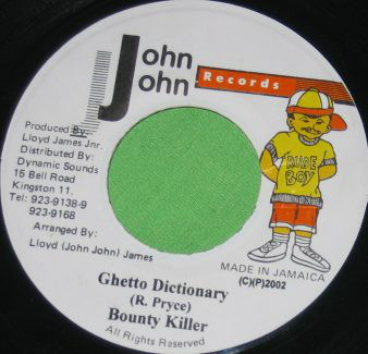 Bounty Killer - Ghetto Dictionary / Version (7")