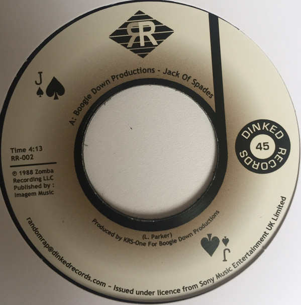 Boogie Down Productions - Jack Of Spades / Instrumental (7")