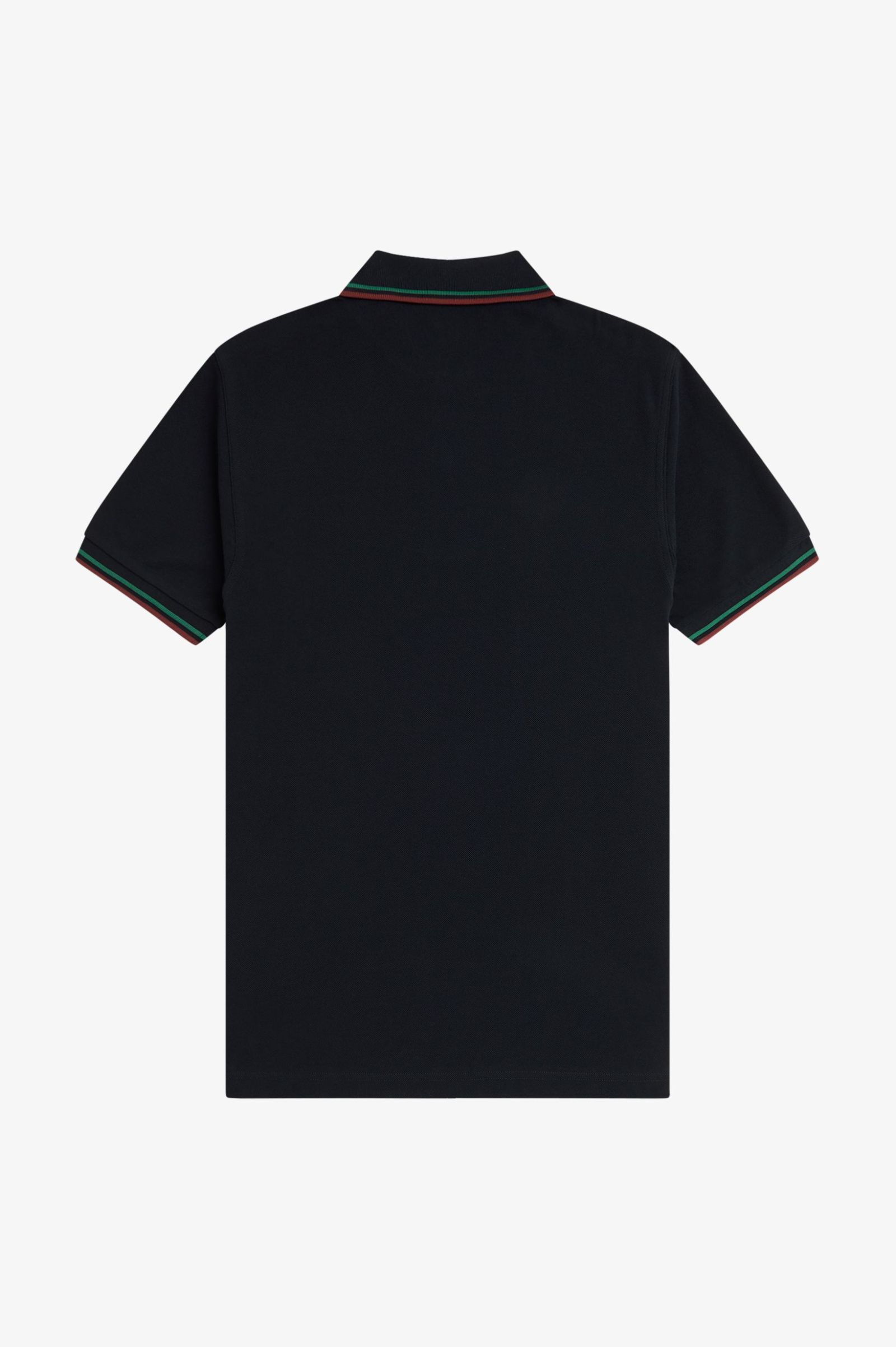 Fred Perry Twin Tipped Polo Shirt (Navy/Sport Green/Burnt Red)