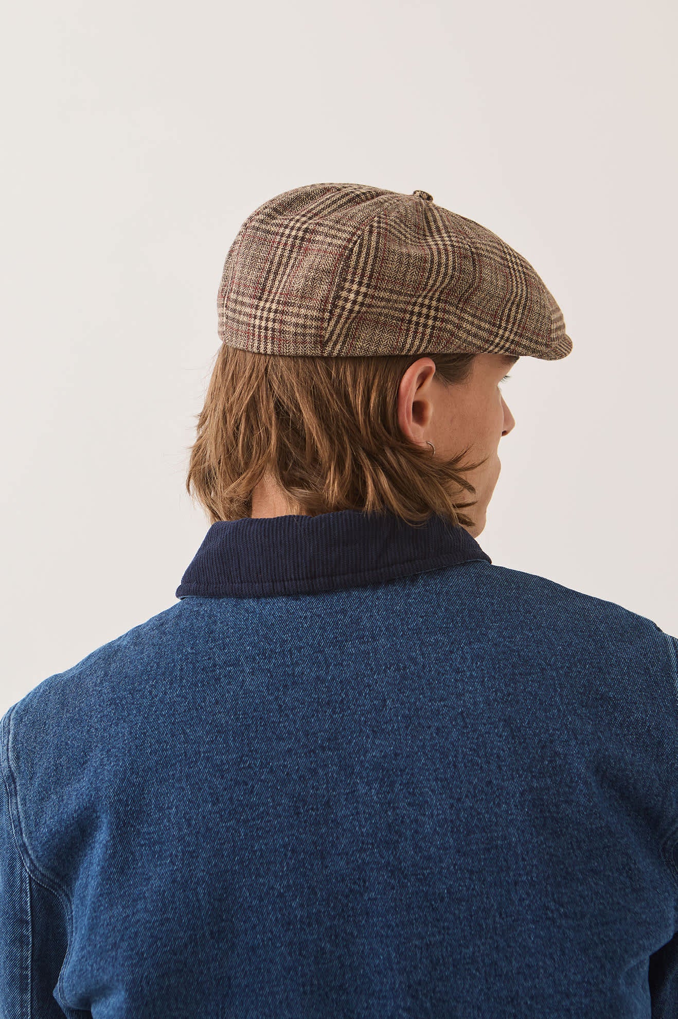 Brixton Brood Snap Cap (Brown/Tan/Red Plaid)