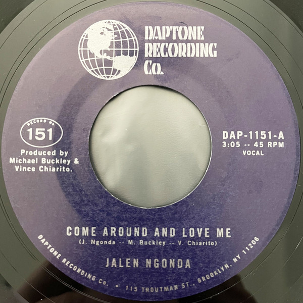 Jalen Ngonda – Come Around And Love Me / What Is Left To Do (7")  
