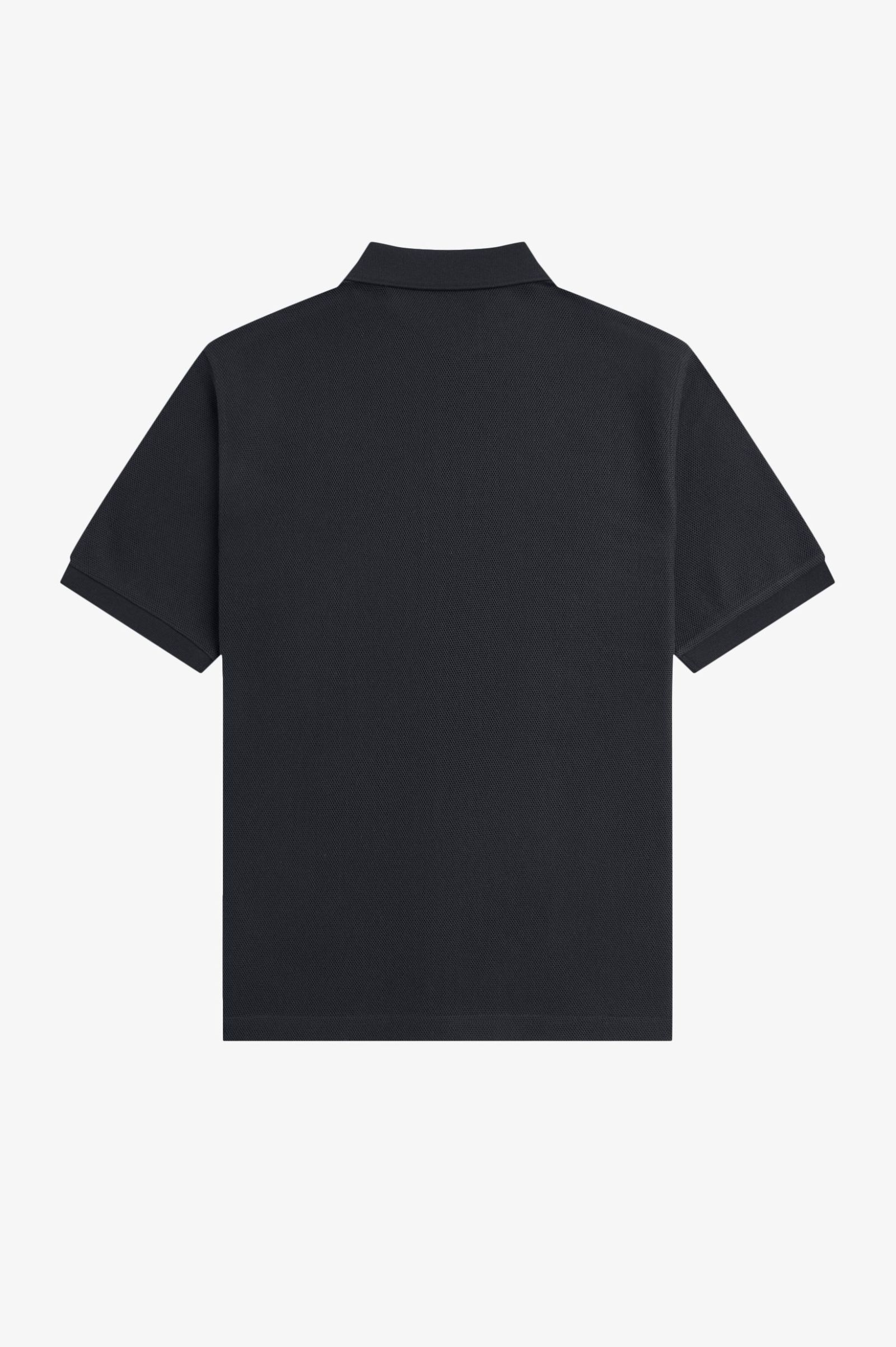 Fred Perry Vertical Stripe Polo (Anchor Grey)