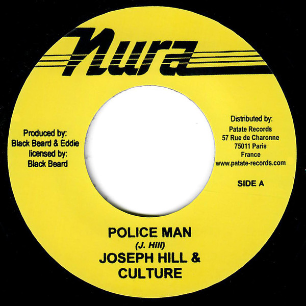 Joseph Hill & The Culture Posse – Police Man / Sly, Robbie & Ringcraft Posse–	Police Man Dub ( 7")    
