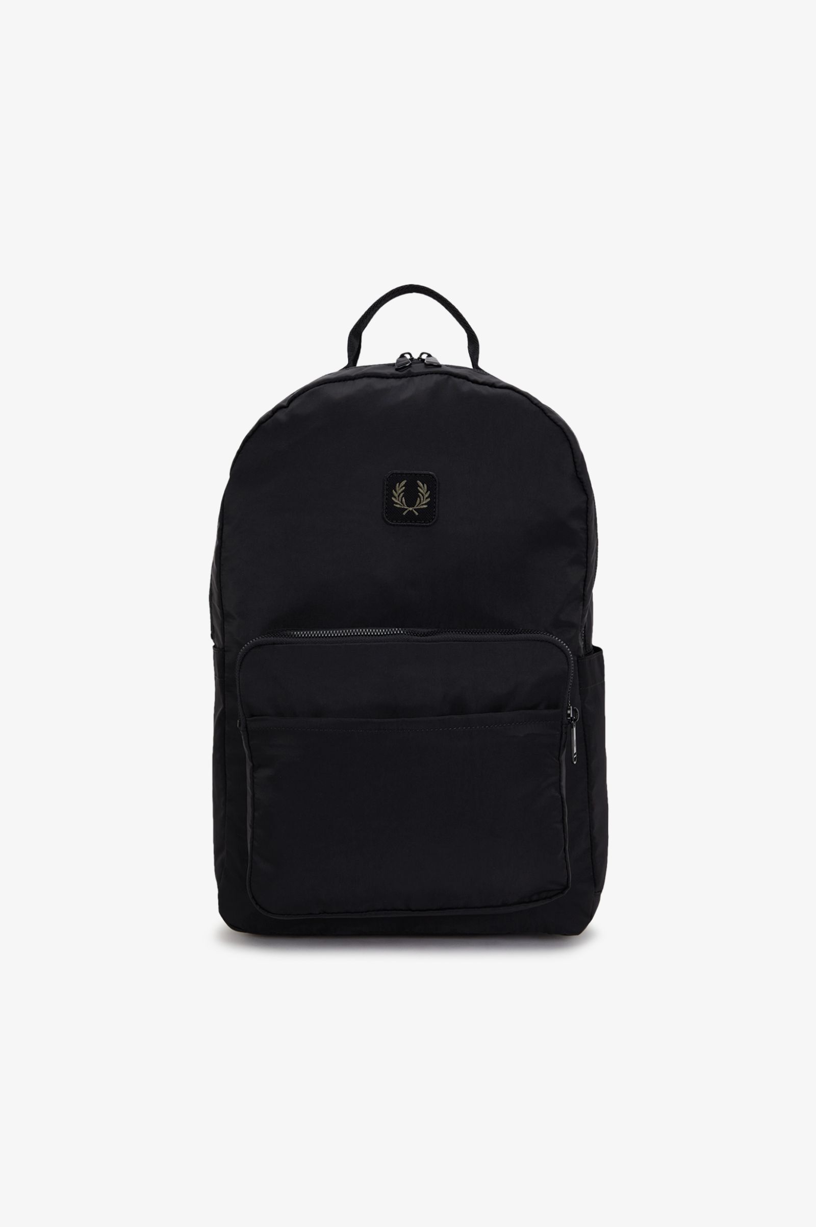 Fred Perry Crinkle Nylon Backpack (Black)