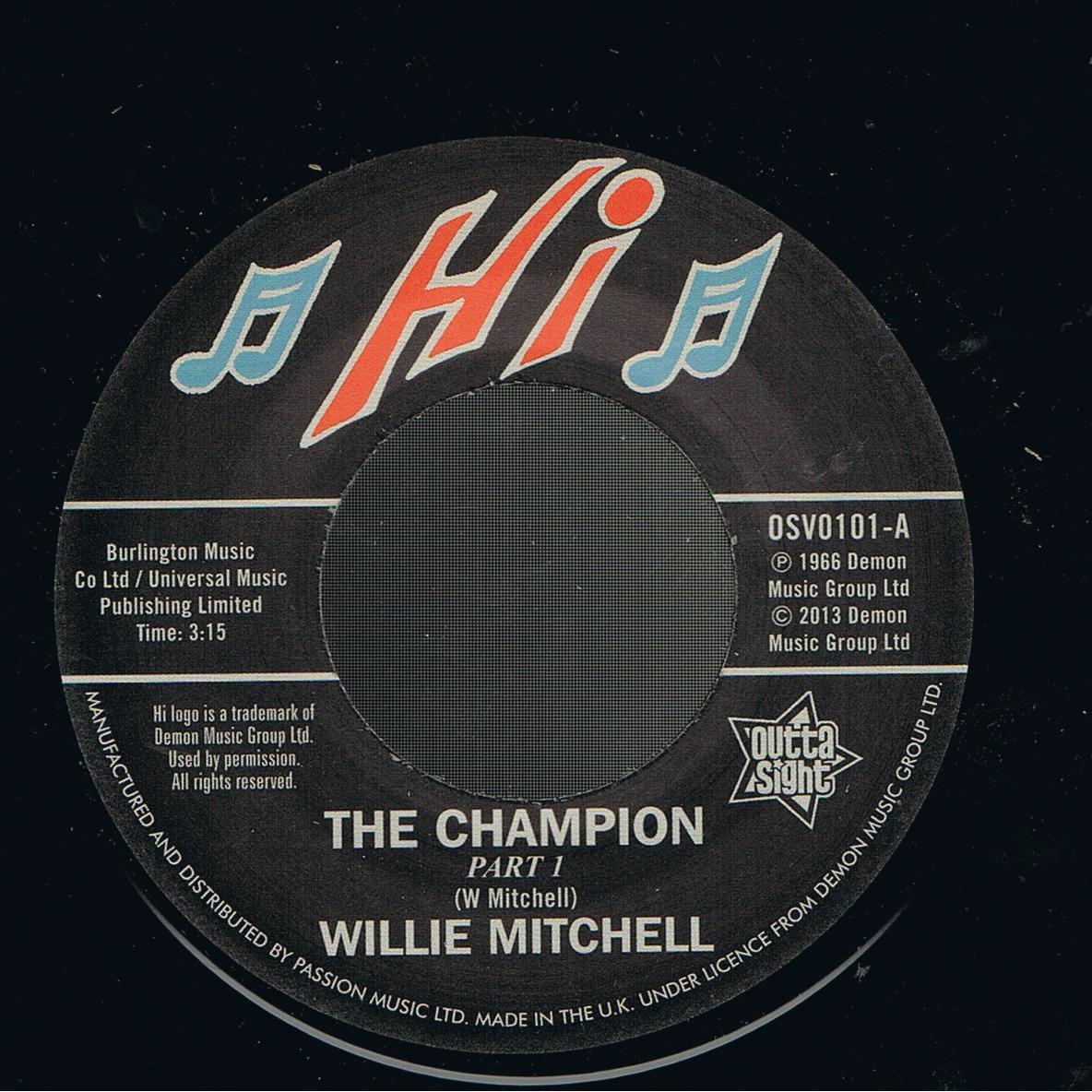 Willie Mitchell - The Champion / Bill Black's Combo - Little Queenie (7")