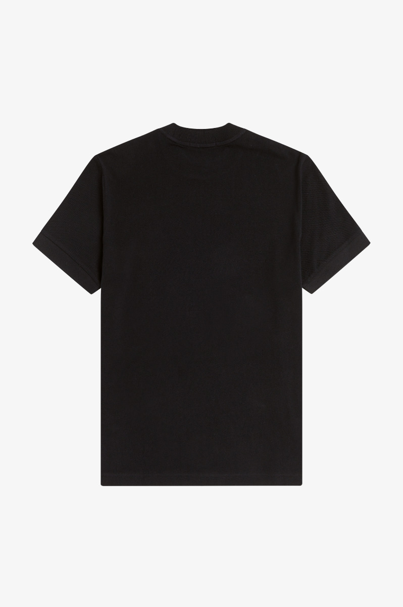 Fred Perry Striped Pique T-Shirt M2620 Black-XL