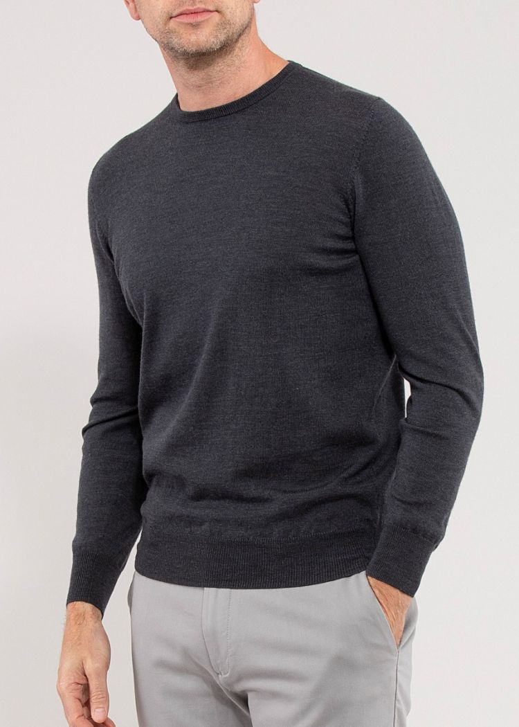 Alan Paine Pullover Kerswell Charcoal-XL