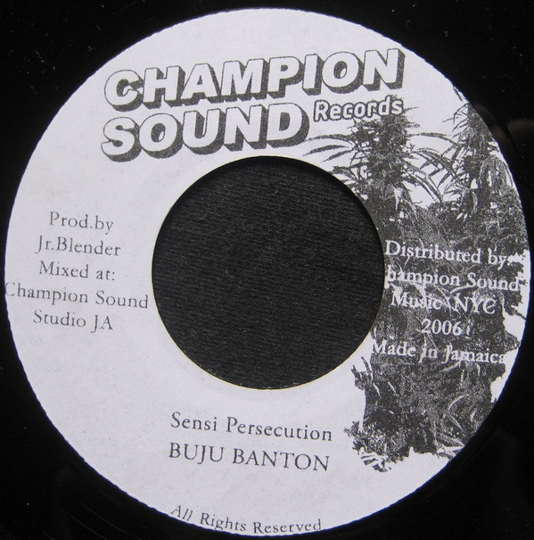 Buju Banton - Sensi Persecution / Version (7")