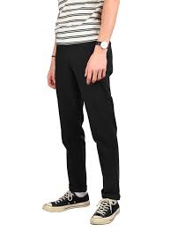 Farah Hose Elm Cotton Hopsack Black-W32 L32