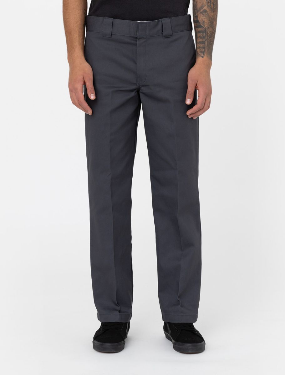 Dickies 873 Work Pant Rec in Charcoal Grey