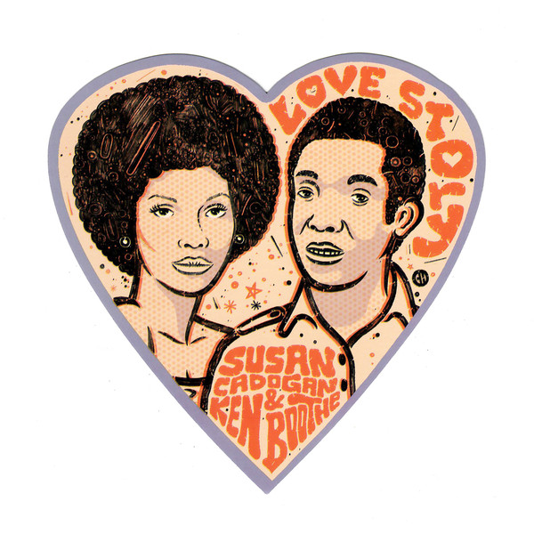 Susan Cadogan & Ken Boothe / Natural High Music – Love Story / Love Story Dub (7")