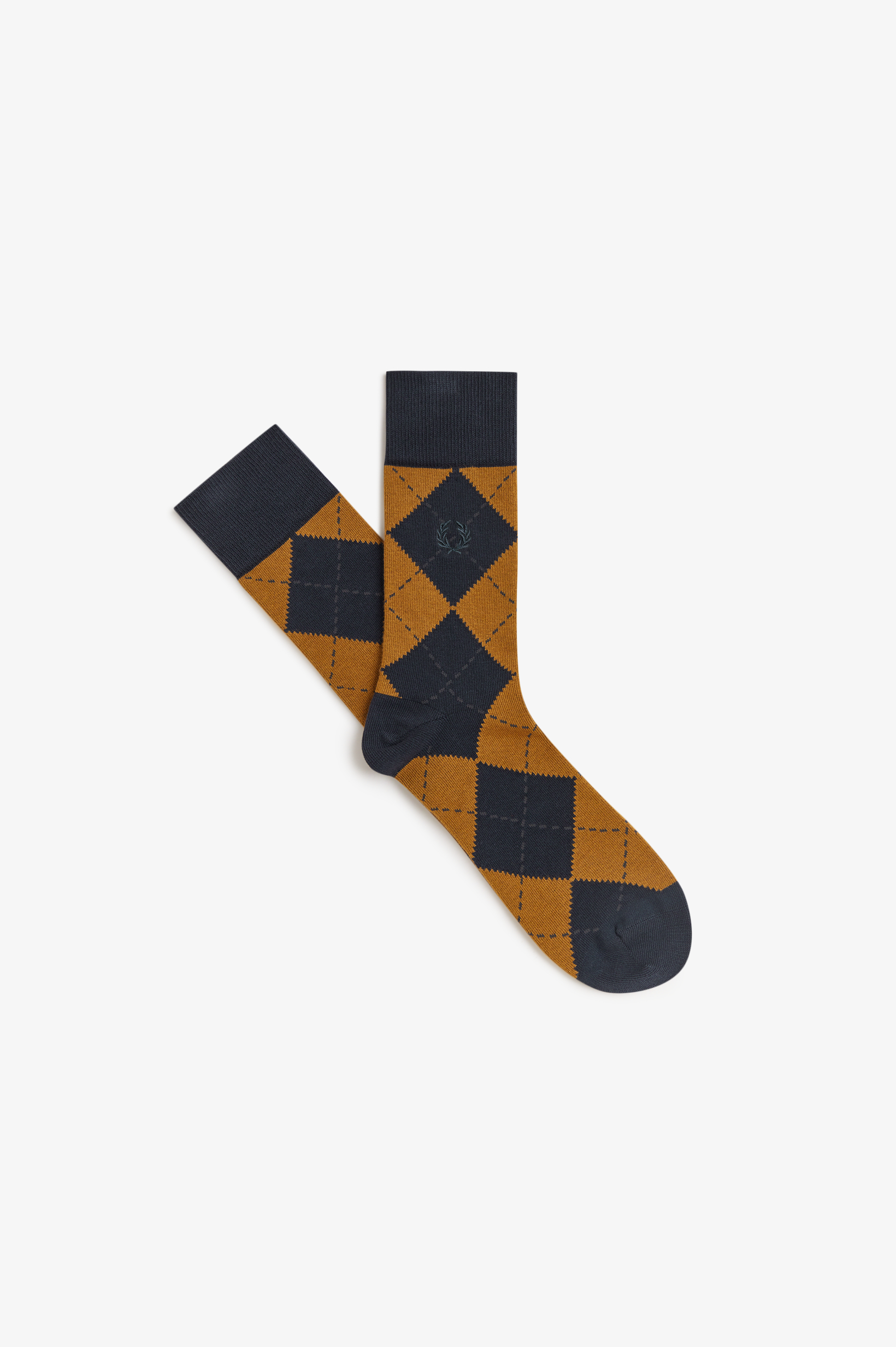 Fred Perry Jacquard Argyle Sock (Navy)