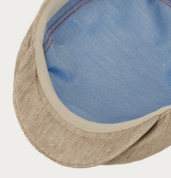 Stetson Just Linen Flatcap (Beige)