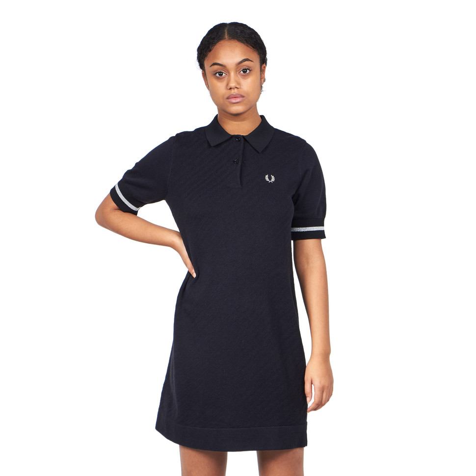 Fred Perry Knitted Dress Black-8