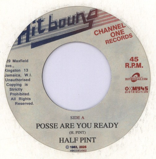 Half Pint  – Posse Are You Ready / Version (Real Rock Riddim) (7")        