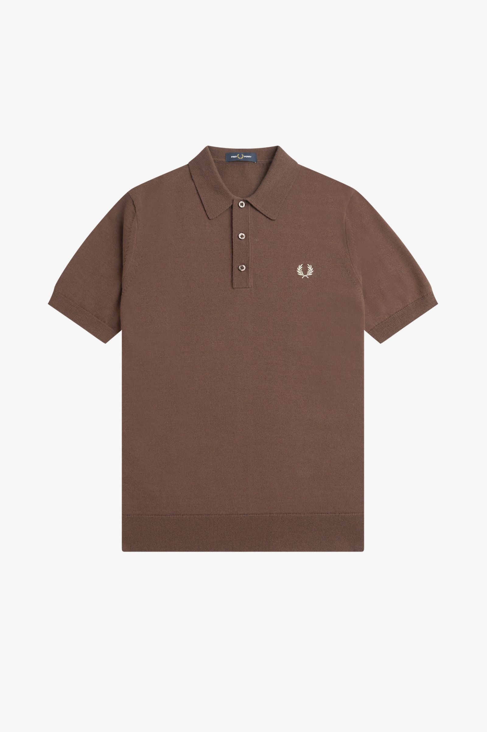 Fred Perry Classic Knitted Polo Shirt (Carrington Brick)