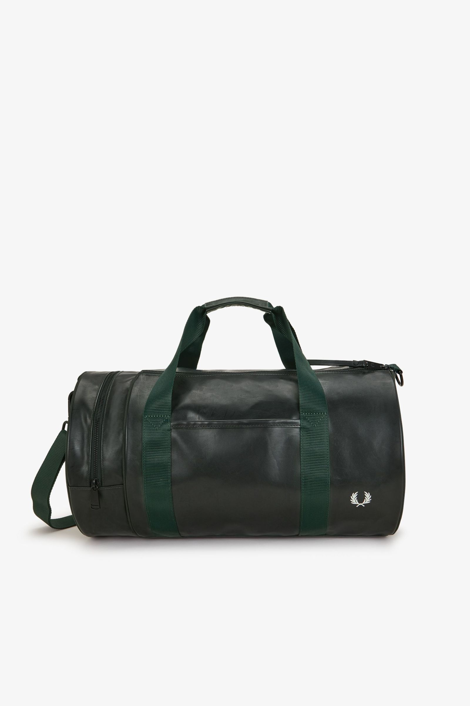 Fred Perry Tonal Barrel Bag (Night Green)