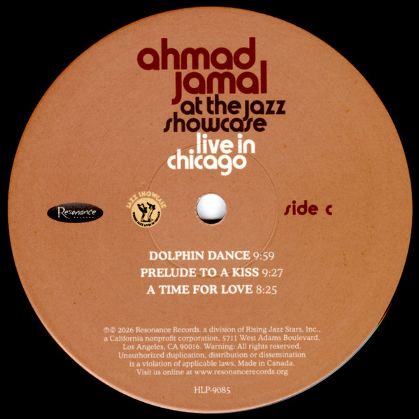 Ahmad Jamal – At The Jazz Showcase Live In Chicago  (DOLP) RSD 26   