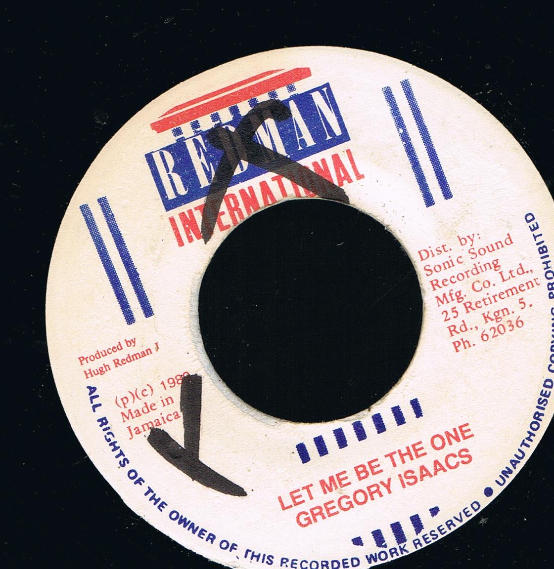 Gregory Isaacs - Let Me Be The One / Version (Original 7")